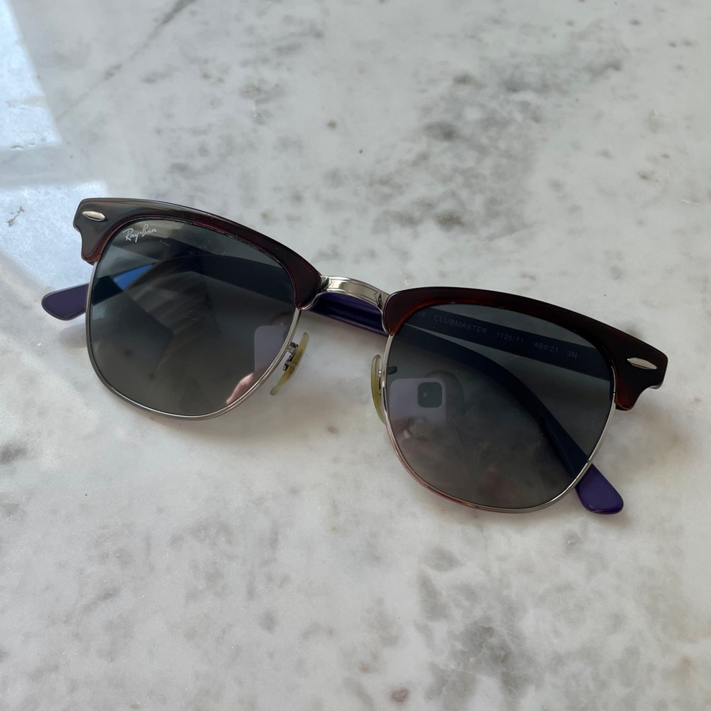 Custom Ray Ban Clubmaster sunglasses